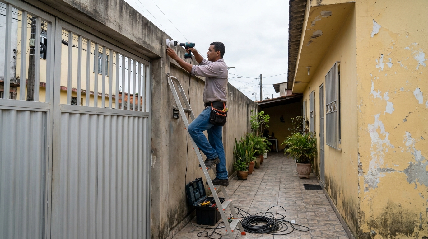 Instalacao de cameras de seguranca profissional em Diadema‑SP