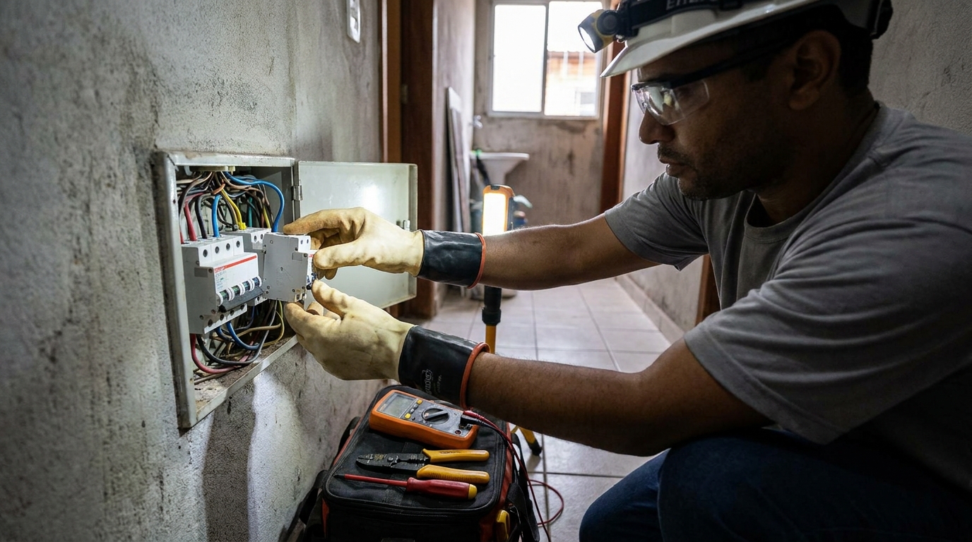 Instalacao de disjuntor profissional em Diadema‑SP
