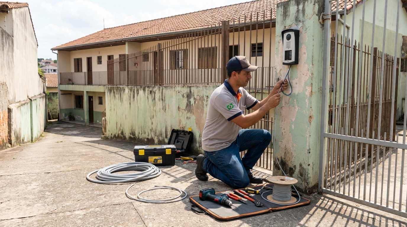 Instalacao de interfone residencial em Diadema‑SP