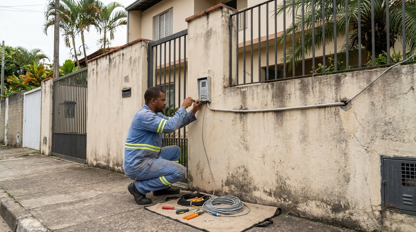 Instalacao de video porteiro em Diadema‑SP